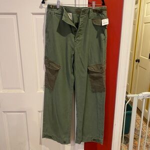 MOTHER Green Cargo Pants